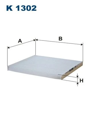 FILTRON K1302 POLEN FİLTRESİ NISSAN MICRA 1.2 10 > 272771HE0E ürün görseli 1