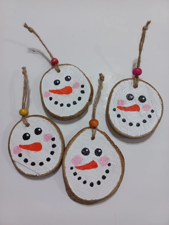 Kardanadam Figürlü Ahşap Yılbaşı Süsü ürün görseli 1