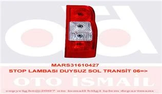 MARS 610427 STOP LAMBASI SOL TRANSİT V348-V347 06>14 DUYSUZ 6C11 13405 AD 6C11 13405 AE T199040 ürün görseli 1