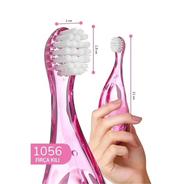 R.o.c.s Baby 0-3 Yaş Bebek Diş Fırçası Pembe - 6