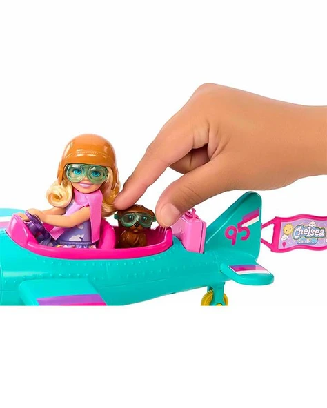 Barbie Chelsea'nin Pervaneli Mini Uçağı Oyun Seti HTK38 - Resim 3