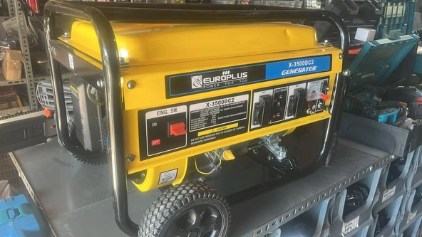 HSGL Europlus X-3500DC2 Jeneratör 2.2 KW Benzinli Taşınabilir Güçlü Sessiz Elektrik Üretici - 2