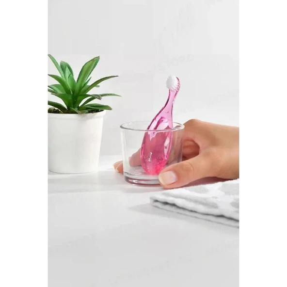 R.o.c.s Baby 0-3 Yaş Bebek Diş Fırçası Pembe - 7
