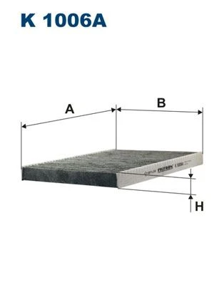 FILTRON K1006A POLEN FİLTRESİ KARBONLU A3 1.6-1.8 96-03 CADDY II 1.4-1.4 16V-1.6 95-04 GOLF III 1.4-1.6 91-00 1H0091800-8L0091800 ürün görseli 1
