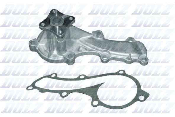 DOLZ N148 DEVIRDAIM SU POMPASI NISSAN PRIMERA 1.6L 1.8L QG16 QG18 P12 03-> / ALMERA 1.5L QG15DE N16 02-> 1.8L QG18DE 99-> 210104M525-210104M526-210109F605 ürün görseli 1