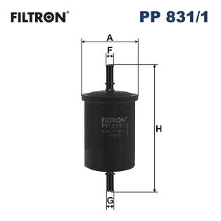 FILTRON PP831.1 YAKIT BENZİN FİLTRESİ P106-P206-P207-P208-P301-P306-P307-P308-P406-P407-P508-P2008-P3008-P5008-C2- C3-C4-C5-C-ELYSEE-PARTNER-BERLINGO-EXPERT 1.0-1.1-1.4-1.6 THP-VTI CLIO-KANGOO-LAGUNA- ürün görseli 1