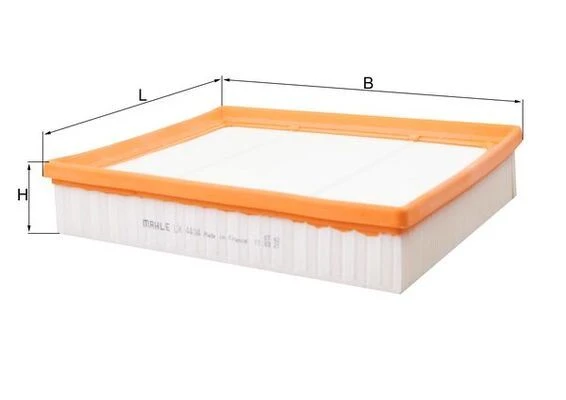 MAHLE LX4404 HAVA FILTRESI MERCEDES X-CLASS OM690 W470 17> . NISSAN NAVARA 2.3 dCi 15> A0000900700-165464JA1A ürün görseli 1