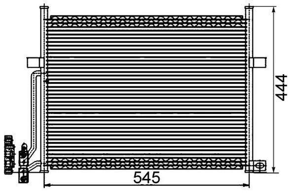 MAHLE AC234002S KLIMA RADYATORU BMW E46 M43 M52 M54 N40 N42 N45 64538377614 ürün görseli 1