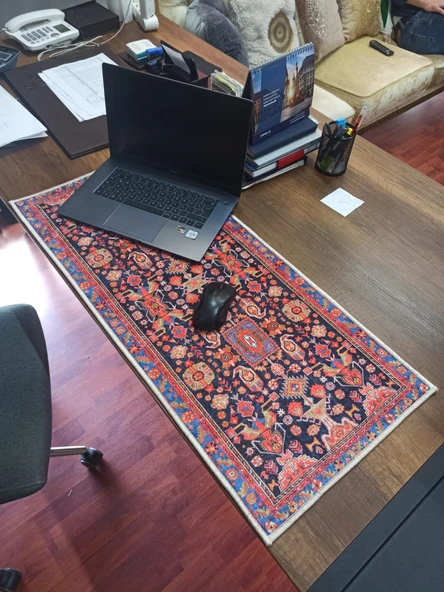 Gamer Fare Altlığı Halı Desen Mouse Padi 90x40 cm - 8