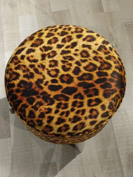 MERCAN MOBİLYA LEOPAR DESENLİ PUF BENCH - 3