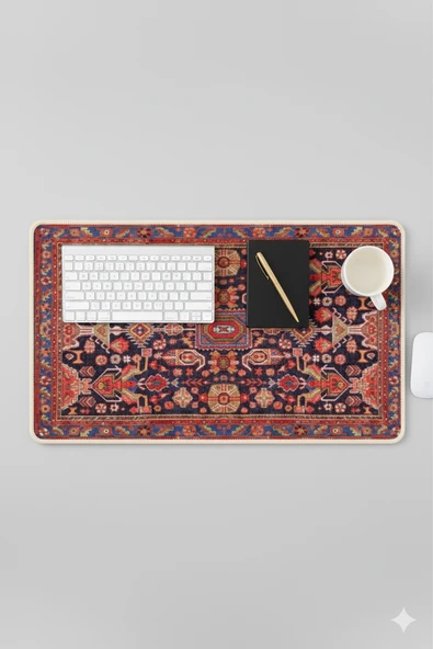Gamer Fare Altlığı Halı Desen Mouse Padi 90x40 cm - 2