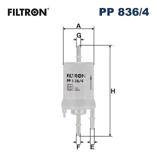 FILTRON PP6004 YAKIT FİLTRESİ GOLF V-JETTA III-POLO IV-CADDY III-FABIA II-OCTAVIA II-A3-IBIZA IV-1.4-1.6 16V 4 BAR PP836.4 6Q0201051A-6Q0201051C-6Q0201051J ürün görseli 1