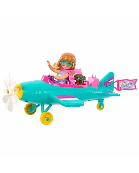 Barbie Chelsea'nin Pervaneli Mini Uçağı Oyun Seti HTK38 - Resim 6