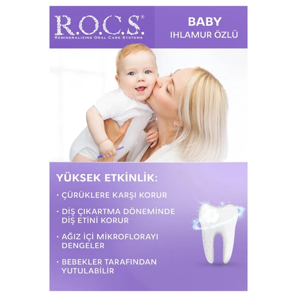 R.o.c.s Baby 0-3 Yaş Ihlamur Özlü Diş Macunu 35ml - 3