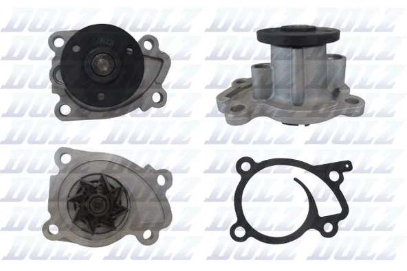 DOLZ N151 SU POMPASI DEVIRDAIM CAPTUR 12>CLIO IV 12>MEGANE IV 15>KADJAR 15>QASHQAI II J11 13>PULSAR 14> JUKE14>19 F14 SANDERO II 12>LOGAN II MCV12>DUSTER 17> 0.9 TCE 1.2 TCE H4B H5F 210108030R-210103A ürün görseli 1