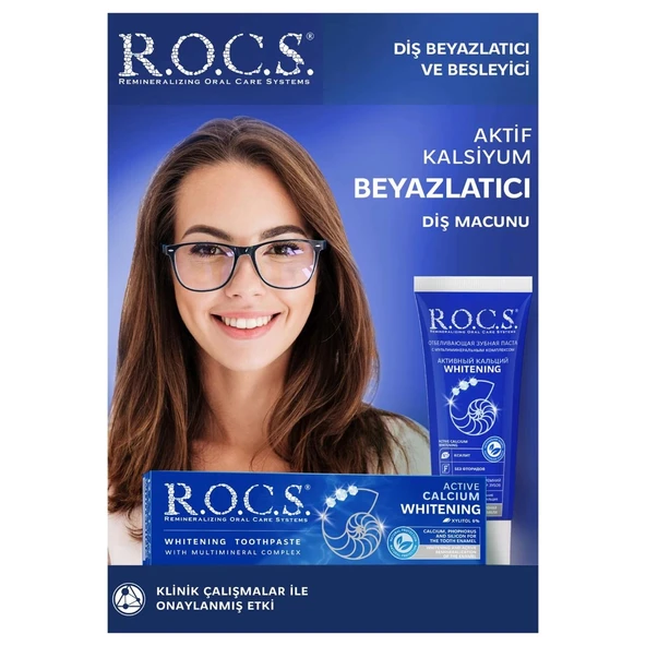 R.o.c.s Aktif Kalsiyum Beyazlatıcı Diş Macunu 94gr - Resim 2