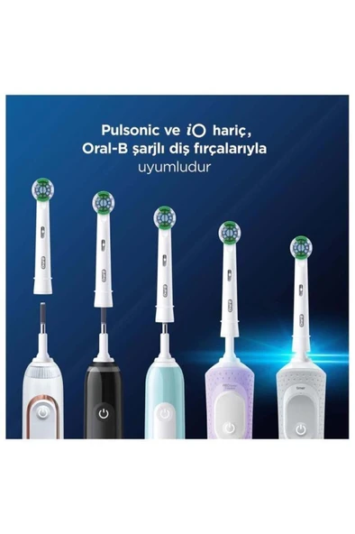 Oral-B Pro Precision Clean X-filament Şarjlı Diş Fırçası Yedek Başlığı 4 Adet - 6