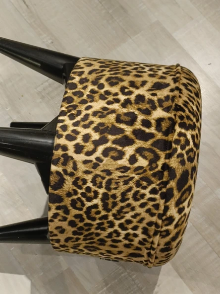 MERCAN MOBİLYA LEOPAR DESENLİ PUF BENCH - 3
