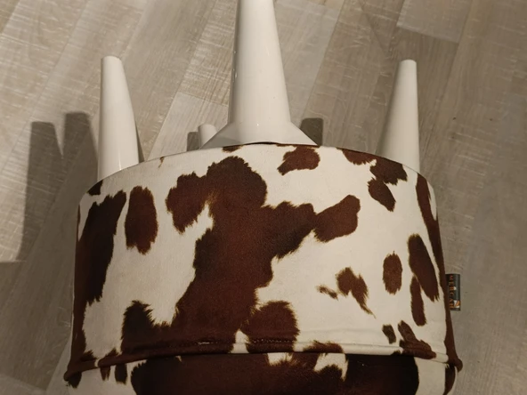 MERCAN MOBİLYA LEOPAR DESENLİ PUF BENCH - 5