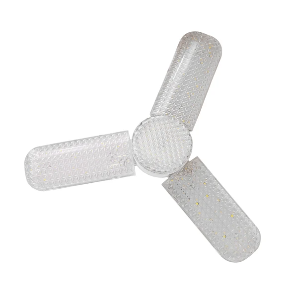 Üç Pervaneli Tasarruflu Ampul 40 W Led Lamba Beyaz E27 Duy 3600 Lümen Uzun Ömürlü 220 Volt 1 Adet ürün görseli