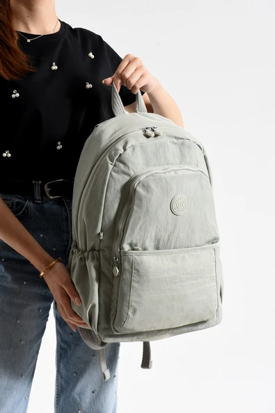 Bolsas Kadın Okul Sırt Çanta Açık Gri 1090 ürün görseli 1