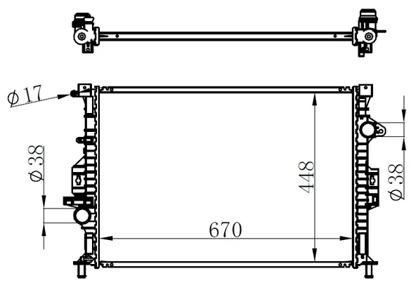 ORIS BFR162016 MOTOR SU RADYATORU FOCUS III 11> KUGA 1.6 ECO 2.0TDCI 11> MONDEO IV 1.6TI 1.8TDCI - 2.0TDCI 07>VOLVO S60 II D2-T3-T4 15>18 S80 II 10>15 V40 10>15 V60 I 10>15 V70 III 10>15 7G918005BD-6G ürün görseli 1