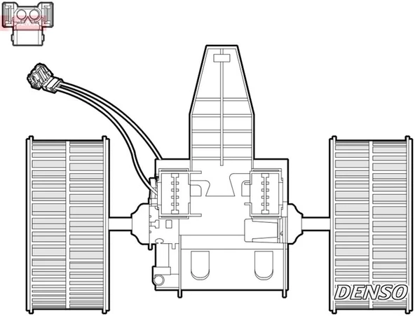 DENSO DEA05009 KALORIFER MOTORU BMW E60 E61 E63 E64 64116933910 ürün görseli 1