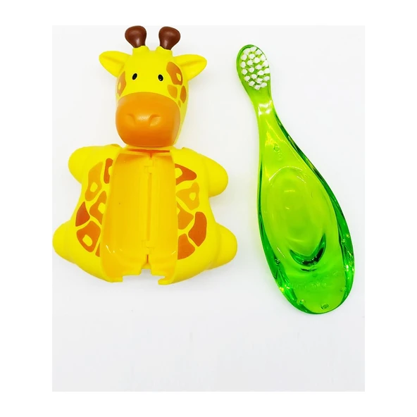 R.o.c.s Flipper Hijyenik Diş Fırçası Kabı Zürafa