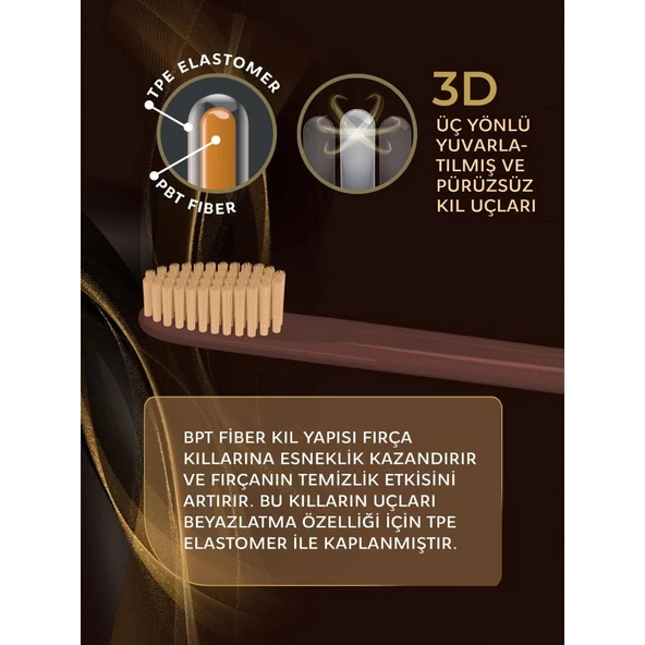 R.o.c.s Smokers Leke Giderici Diş Fırçası - Orta Sert - Resim 3