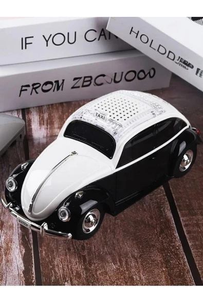 Nostaljik Araba Işıklı Klasik Vosvos Bluetooth Hoparlör Radyo ürün görseli