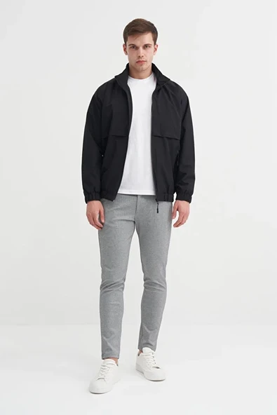 Cazador Erkek İnce Mevsimlik Mont 1007 siyah - Resim 3