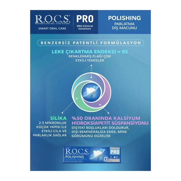 R.o.c.s Pro Diş Parlatma Macunu Cila 35gr - 3