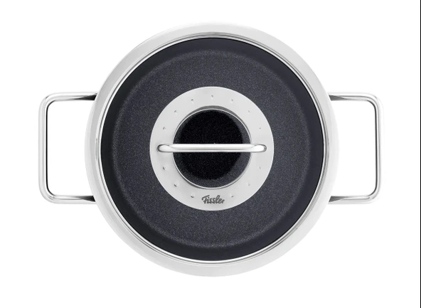 Fissler Adamant® Cam Kapaklı Sığ Tencere - 24 cm - Resim 2