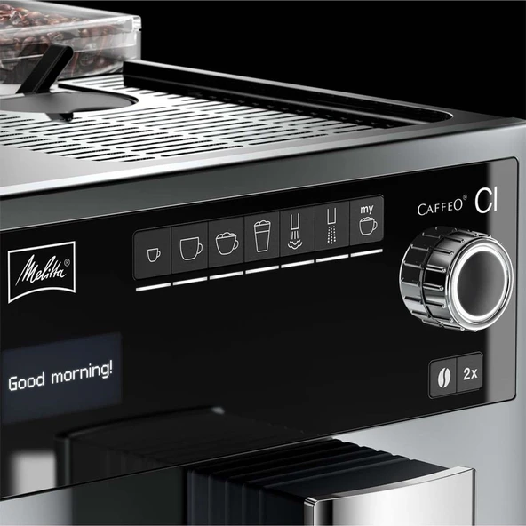 Melitta Caffeo Cı E970-103 Tam Otomatik Espresso Makinesi Siyah - Resim 5