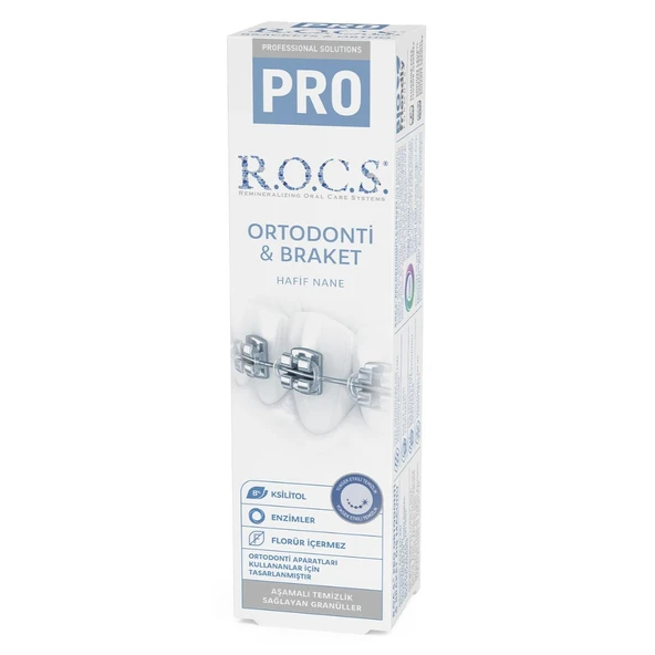 R.o.c.s Pro Ortho&Brackets Ortodonti Diş Macunu 74gr - 4