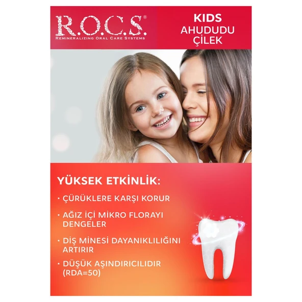 R.o.c.s Kids 4-7 Yaş Ahududu Çilek Diş Macunu 45g - 3