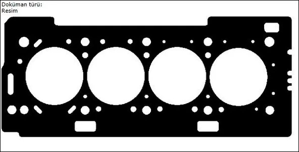PSA 9804548280 SILINDIR KAPAK CONTASI 0.50MM COK KATLI CELIK P206 P207 P307 P308 P406 1.6 16V TU5JP4 EC5 0209.1E-9804548280 ürün görseli 1