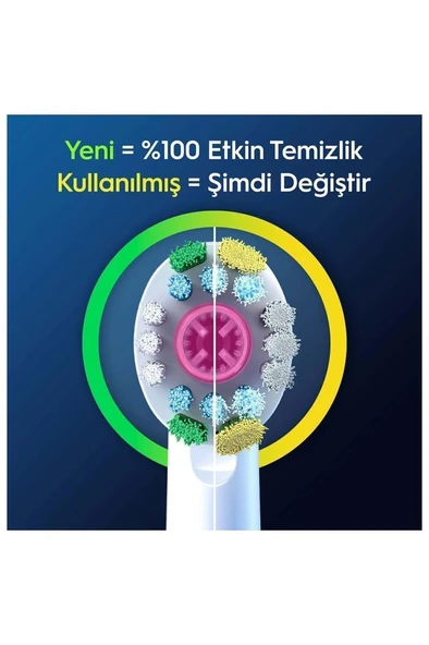 Oral-B Şarjlı Diş Fırçası Yedek Başlığı 3d White X-filament 4 Adet - 5