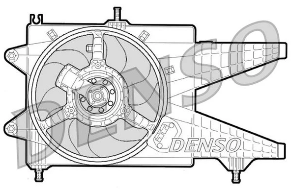 DENSO DER09041 FAN MOTORU PUNTO 03>IDEA 04>YPSILON 03-11 1.3JTD AC MEK 51708004-51738689 ürün görseli 1
