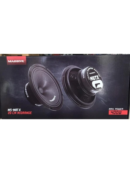 Massive Ms-M8Tx 20 Cm Midrange Hoparlör 400 Wat Maximum Power ÇifT - 2
