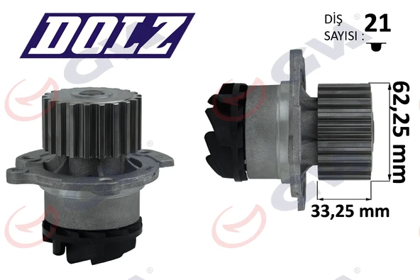 GVA 5251240 DEVİRDAİM LADA VEGA 110 1.5 16V 21121307015-21121307010 ürün görseli 1