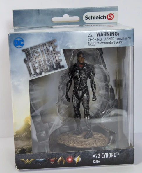 Schleich 22566 – JL Movie: Cyborg Aksiyon Figürü - 3