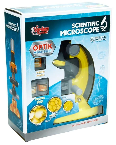 Vardem Objektif Mikroskop Işıklı Sarı 1013A1