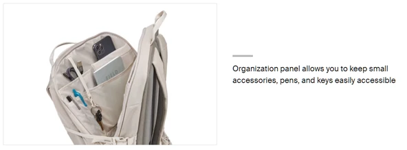 Thule Enroute 26L Pelican-Vetiver Notebook Sırt Çantası - Outlet - Resim 7