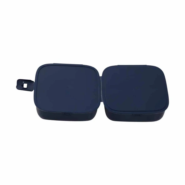 Beslenme Kutusu 4 Bölmeli Örümcek Adam Lacivert Renk Erkek Figürlü 1 Adet Yemek Saklama Kabı Beslenme Çantası - 2