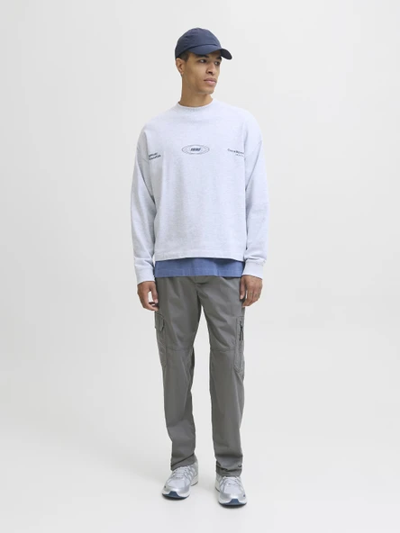 JACK JONES Erkek Rahat Kargo Pantolon 12282874 - Resim 4