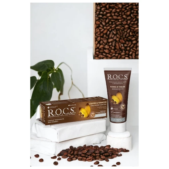 R.o.c.s Kahve & Tütün Lekelere Karşı Diş Macunu 60ml - 3
