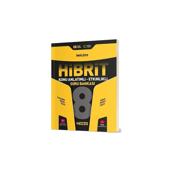 Hız/8.Sınıf Hibrit İngilizce Soru Bankası ürün görseli