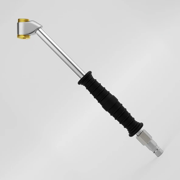 Euro Girişli Küresel Hortum Giriş Kompresör Lastik Şişirme Hava Basma Jakı Siyah ürün görseli