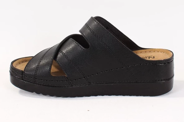 Dagoster DZA37-3005 Siyahı Günlük Ortopedik Kadın Terlik - 3